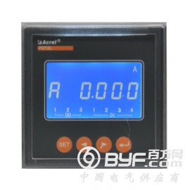 安科瑞單相電流表PZ72L-AI/K液晶顯示帶開關(guān)量