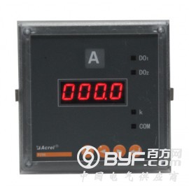 安科瑞96外形单相电流表PZ96-AI/K带开关量
