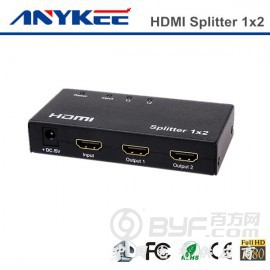 深圳市艾尼奇科技HDMI分配器1x2
