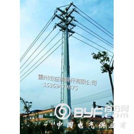 湘潭市双回路10kv电力钢管塔 多回路35kv电力钢管塔