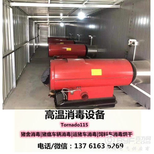 非洲猪瘟消毒 运猪车高温消毒设备、车烘干消毒设备