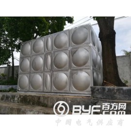 湘潭不锈钢水箱厂家 不锈钢方形保温水箱 消防水箱304定制