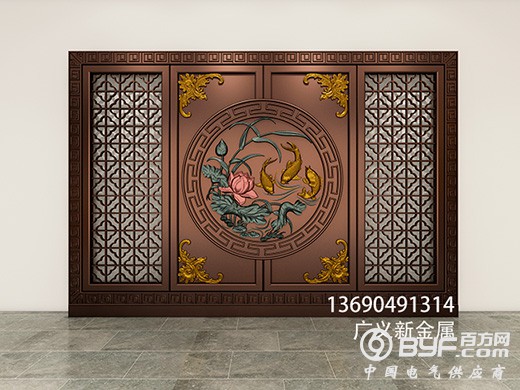 彩色不锈钢屏风隔断定制生产厂家