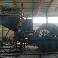 水洗海砂淡化洗选设备定制 轮式砂石洗砂机产量参数