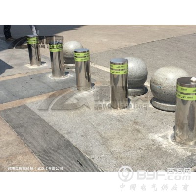 湖北升降路桩 固定式路桩价格 湖北升降柱 不锈钢防撞路桩图2