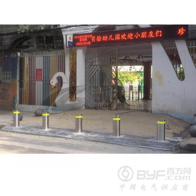 湖北升降路桩 固定式路桩价格 湖北升降柱 不锈钢防撞路桩图3