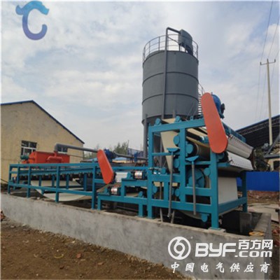 洗风化砂淤泥压滤机 带式泥浆压泥机厂家现货图2