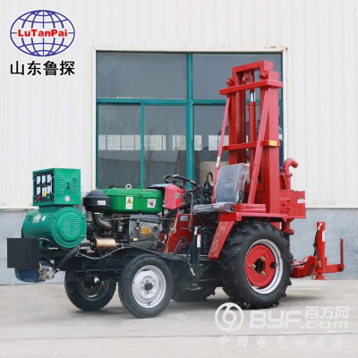 鲁探直销拖拉机打井机JZ-C钻井设备大功率钻井机家用小型图3