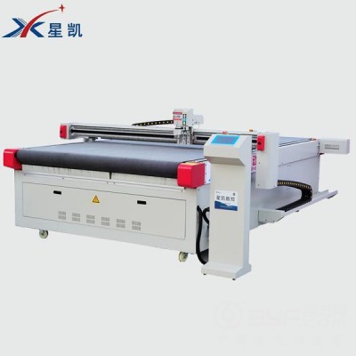 1625汽车脚垫切割机震动刀振动刀皮革切割机星凯振动刀切割机图2