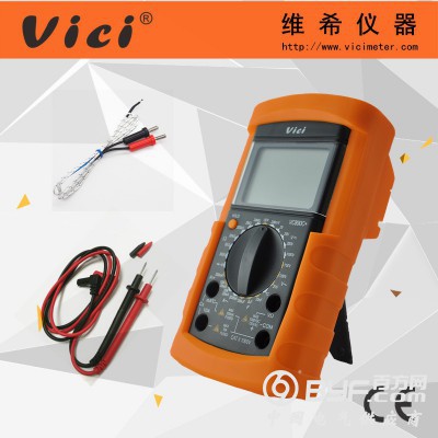 三位半手动量程学生入门级数字万用表VC890C+ 温度功能图2