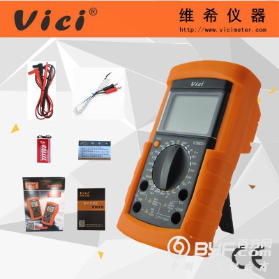 三位半手动量程学生入门级数字万用表VC890C+ 温度功能图5
