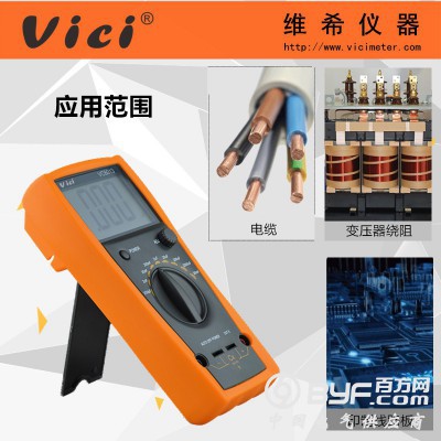高精度高稳定自动放电防烧数字电容表VC6013图3