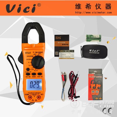三位半自动量程数字交流钳形表CM2000C NCV 真有效值图4