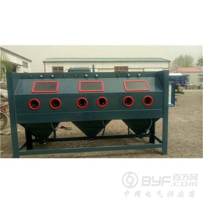 暖气片除锈喷砂机图3