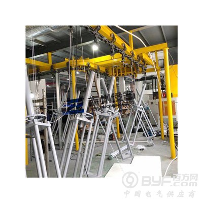 阀门悬挂式喷涂烘道流水线 悬挂喷漆流水线图3