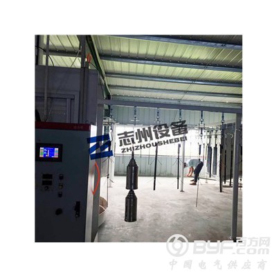 不锈钢水壶自动静电喷涂流水线 自动Ω静电喷漆机图2