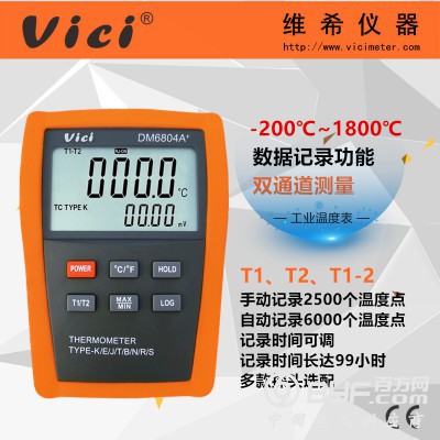 VICI 高低温声音报警设置工业温度表DM68系列 温控输出图2