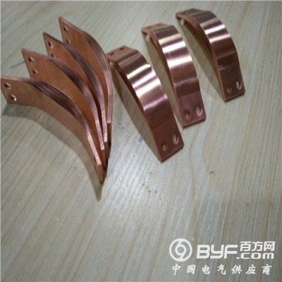 T2紫铜导电软连接带 铜母线软连接 纯铜软连接片 导电性强图3