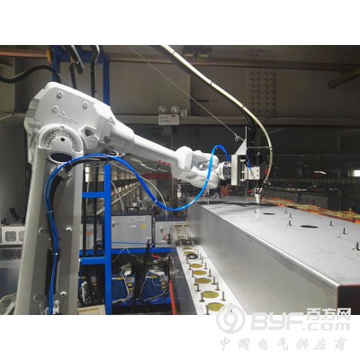 广州创研爆款双工位移载型充气柜机器人焊接系统 厂家直营