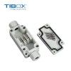 TIBOX一进一出带防水接头3P端子接线盒，配电密封箱
