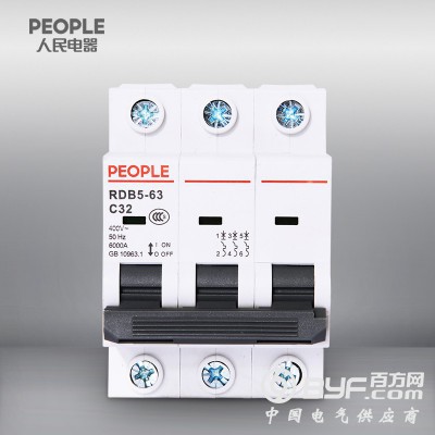 人民电器RDB5-63 系列小型断路器图2