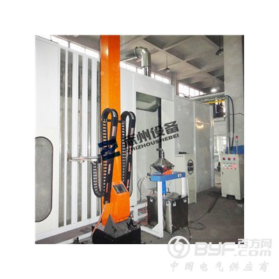 压力容器自动喷塑生产线 氧气罐自动喷塑设备图3