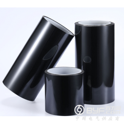 哑黑pet单面胶 PET单面遮光胶遮光胶带图2