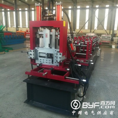 泊头兴和定做全自动一键换型cz型钢机生产线图2