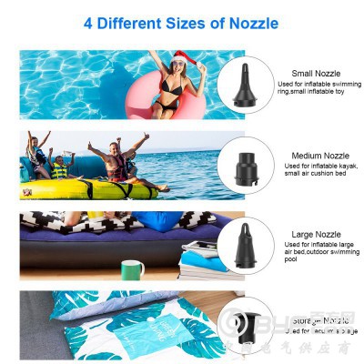 握风BP6气垫充气收纳袋抽气 多功能小型电动打气泵图5