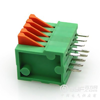 弹簧式PCB连接器F5001-2.54/DG141V接线端子图2