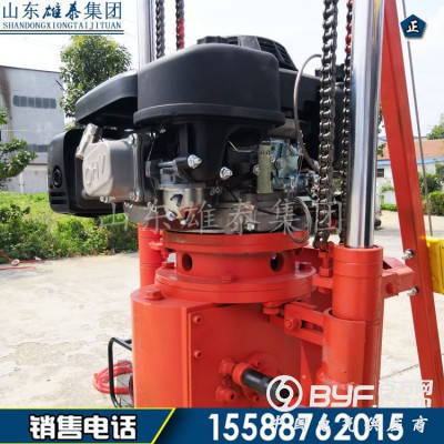 30米卷扬款岩心取样钻机 轻便钻探取芯设备 小型勘察打孔设备图5