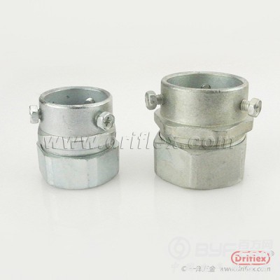 锌合金卡套式接头，三柱式蛇皮管接头型号齐全使用方便图3
