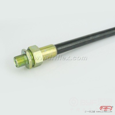 黑色橡胶防爆挠性管，公母头连接软管内径15-100mm图2