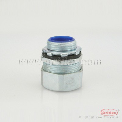 Driflex锌合金端接式直接头，外丝软管接头用于工程安装图2