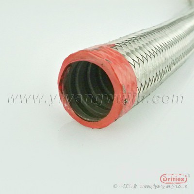 石油工程用304不锈钢编织防爆软管，不锈钢防爆管整卷包装图2