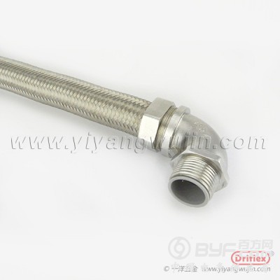 石油工程用304不锈钢编织防爆软管，不锈钢防爆管整卷包装图3