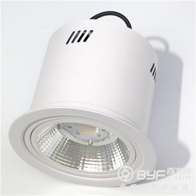 高空照明大功率LED明装筒灯150W图2