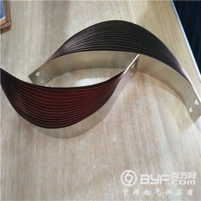 铜排厂家 弧形铜排非标定制 递增铜皮软连接厂家定制图2