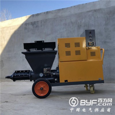 智能水泥砂浆喷涂机的加持施工图3