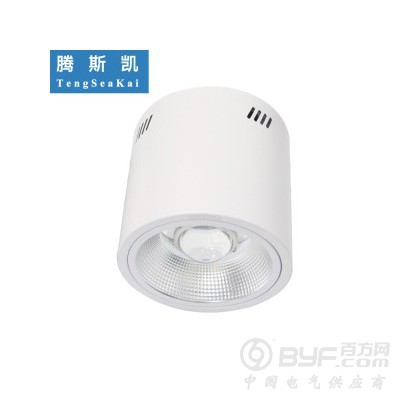 铁路站台雨棚照明灯具LED大功率100W 150W明装筒灯