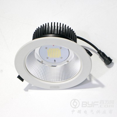 铝方通罩棚吸顶灯55W嵌入式LED筒灯6寸图3