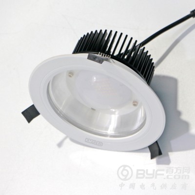 铝方通罩棚吸顶灯55W嵌入式LED筒灯6寸图4