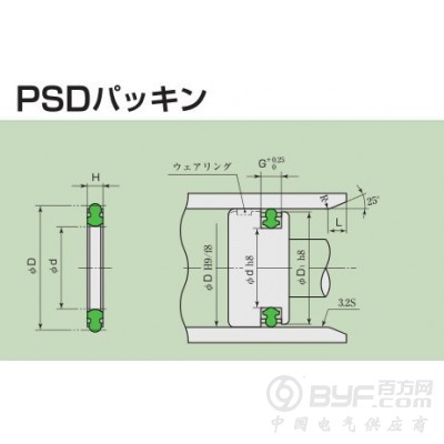 日本sakagami阪上PSD和PPD型缓冲密封圈