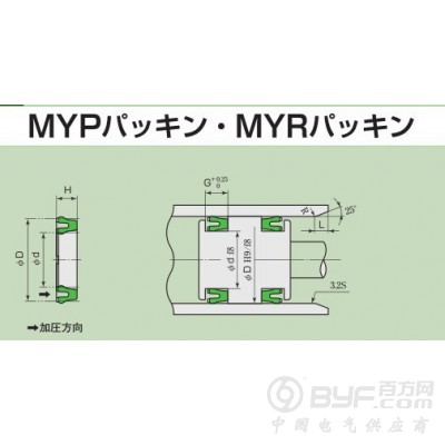 日本sakagami阪上MYR和MYP型小尺寸Y型圈