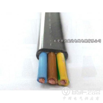 厂家直销3芯扁电缆电动伸缩门电缆,现货供应图3