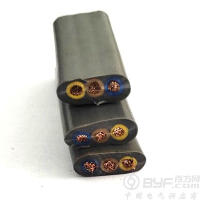 厂家直销3芯扁电缆电动伸缩门电缆,现货供应图4