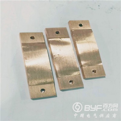 T2紫铜铜片叠加焊压软连接 非标导电软连接供应图2