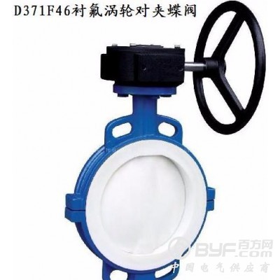 D341F46衬氟蝶阀 厂家货源图2