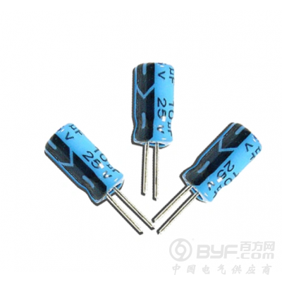 10uf25v 4x7.蓝色剪脚 微型徑向鋁電解電容器图2