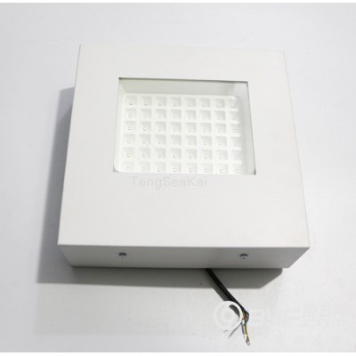 厂家生产LED高铁站顶棚灯36W50W白色吸顶方形站台灯